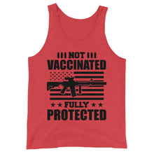 Cargar imagen en el visor de la galería, Not Vaccinated fully protected Unisex Tank Top