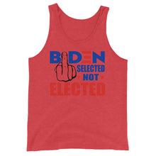 Cargar imagen en el visor de la galería, Biden selected not Elected Unisex Tank Top