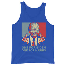 Cargar imagen en el visor de la galería, Trump Middle Finger Unisex Tank Top