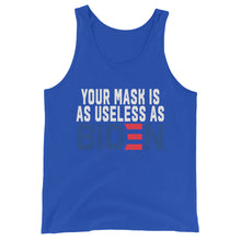 Cargar imagen en el visor de la galería, MASK useless as BIDEN Unisex Tank Top