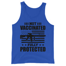 Cargar imagen en el visor de la galería, Not Vaccinated fully protected Unisex Tank Top