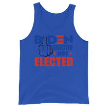 Cargar imagen en el visor de la galería, Biden selected not Elected Unisex Tank Top