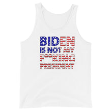 Cargar imagen en el visor de la galería, Biden is not my F**king President Flag Unisex Tank Top