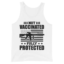 Cargar imagen en el visor de la galería, Not Vaccinated fully protected Unisex Tank Top