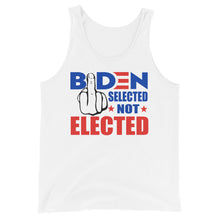 Cargar imagen en el visor de la galería, Biden selected not Elected Unisex Tank Top