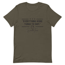 Cargar imagen en el visor de la galería, Everything Woke turns to Sh*t Short-Sleeve Unisex T-Shirt
