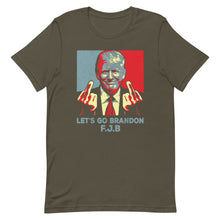 Cargar imagen en el visor de la galería, TRUMP Let’s go Brandon FJB Short-Sleeve Unisex T-Shirt