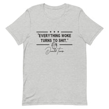 Cargar imagen en el visor de la galería, Everything Woke turns to Sh*t Short-Sleeve Unisex T-Shirt