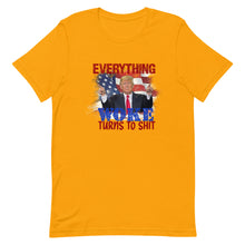 Cargar imagen en el visor de la galería, Everything woke turns to SH*T Short-Sleeve Unisex T-Shirt