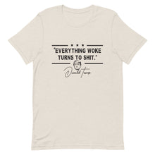 Cargar imagen en el visor de la galería, Everything Woke turns to Sh*t Short-Sleeve Unisex T-Shirt