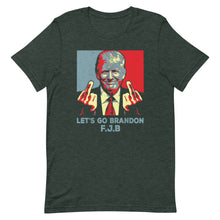 Cargar imagen en el visor de la galería, TRUMP Let’s go Brandon FJB Short-Sleeve Unisex T-Shirt