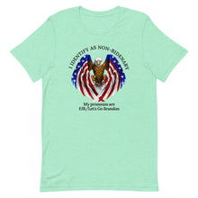 Cargar imagen en el visor de la galería, Non Bidenary 2 Pronouns Unisex t-shirt
