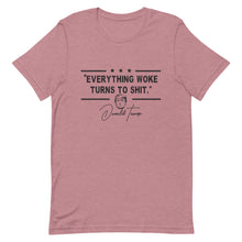Cargar imagen en el visor de la galería, Everything Woke turns to Sh*t Short-Sleeve Unisex T-Shirt