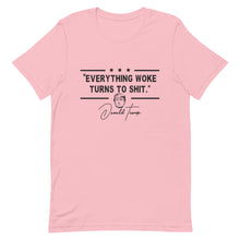 Cargar imagen en el visor de la galería, Everything Woke turns to Sh*t Short-Sleeve Unisex T-Shirt