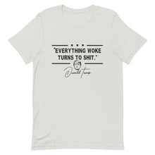 Cargar imagen en el visor de la galería, Everything Woke turns to Sh*t Short-Sleeve Unisex T-Shirt