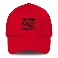 Cargar imagen en el visor de la galería, Biden is not my F**king President Cotton Cap
