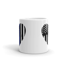 Cargar imagen en el visor de la galería, Blue Line Heart Mug