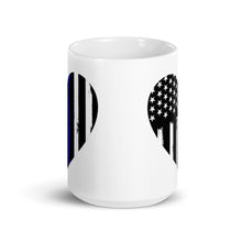Cargar imagen en el visor de la galería, Blue Line Heart Mug