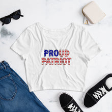 Charger l'image dans la galerie, Proud Patriot Women’s Crop Tee