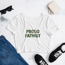 Charger l'image dans la galerie, Proud Patriot Women’s Crop Tee