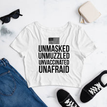 Cargar imagen en el visor de la galería, UnAfraid! Women’s Crop Tee