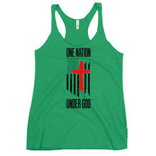Charger l'image dans la galerie, One nation under god Women's Racerback Tank