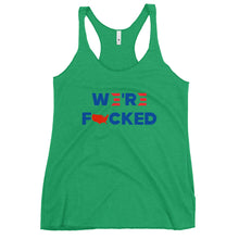 Load image into Gallery viewer, We’re F**ked Women's Racerback Tank