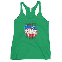 Charger l'image dans la galerie, American Lips with attitude Women's Racerback Tank