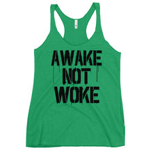 Charger l'image dans la galerie, AWAKE NOT WOKE Women's Racerback Tank