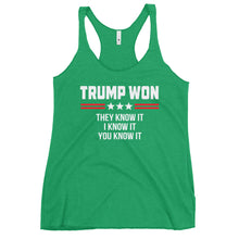 Charger l'image dans la galerie, TRUMP WON Women's Racerback Tank