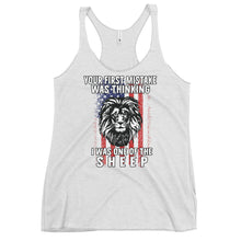 Cargar imagen en el visor de la galería, NOT A SHEEP Women's Racerback Tank