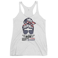 Cargar imagen en el visor de la galería, Moms Raising LIONS NOT SHEEP Women's Racerback Tank