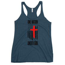 Charger l'image dans la galerie, One nation under god Women's Racerback Tank