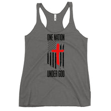 Charger l'image dans la galerie, One nation under god Women's Racerback Tank