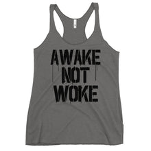 Charger l'image dans la galerie, AWAKE NOT WOKE Women's Racerback Tank