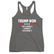 Charger l'image dans la galerie, TRUMP WON Women's Racerback Tank