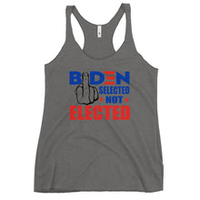 Cargar imagen en el visor de la galería, Biden Selected Not Elected Women's Racerback Tank