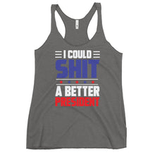 Cargar imagen en el visor de la galería, SH*T a better President Women's Racerback Tank