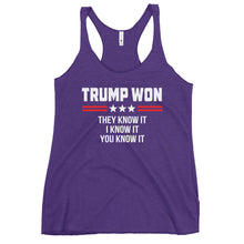 Charger l'image dans la galerie, TRUMP WON Women's Racerback Tank