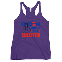 Cargar imagen en el visor de la galería, Biden Selected Not Elected Women's Racerback Tank