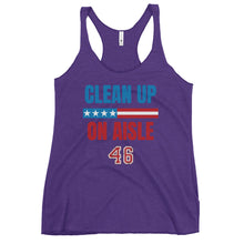 Cargar imagen en el visor de la galería, Clean up aisle 46 Women's Racerback Tank
