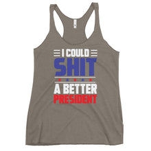 Cargar imagen en el visor de la galería, SH*T a better President Women's Racerback Tank