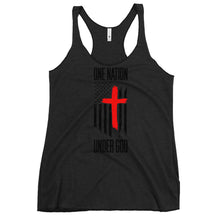 Charger l'image dans la galerie, One nation under god Women's Racerback Tank