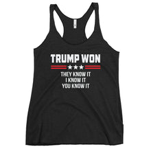 Charger l'image dans la galerie, TRUMP WON Women's Racerback Tank
