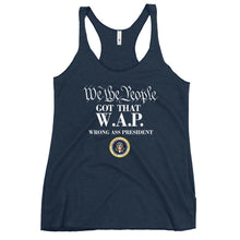 Cargar imagen en el visor de la galería, WAP Special Edition white lettering Women's Racerback Tank