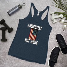 Cargar imagen en el visor de la galería, NOT WOKE Women's Racerback Tank