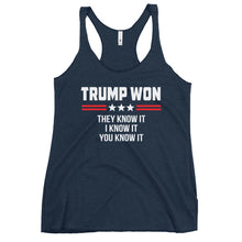 Charger l'image dans la galerie, TRUMP WON Women's Racerback Tank