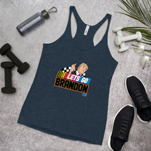 Charger l'image dans la galerie, Let’s go Brandon FJB Trump Women's Racerback Tank