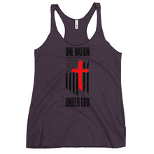 Charger l'image dans la galerie, One nation under god Women's Racerback Tank
