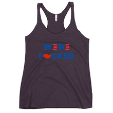 Load image into Gallery viewer, We’re F**ked Women's Racerback Tank